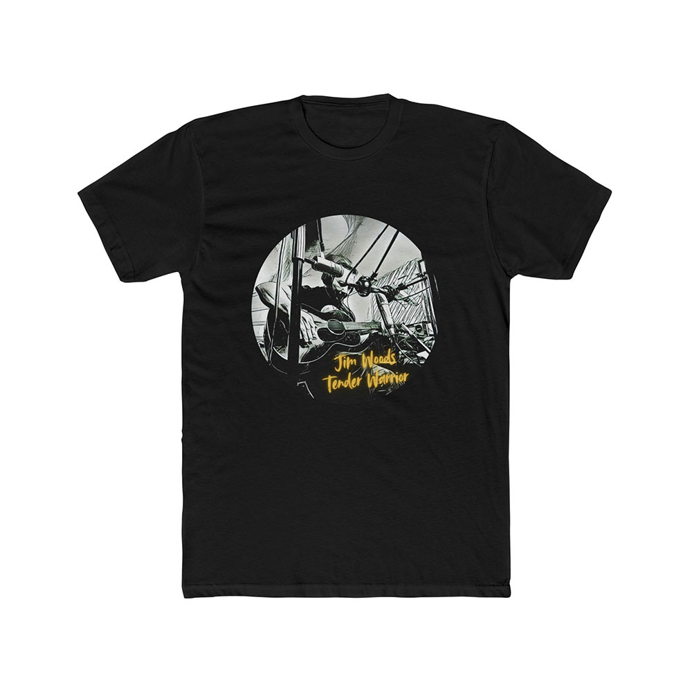 Jim Woods Tender Warrior Music Unisex Cotton Crew Tee - Perfect for Adventurers